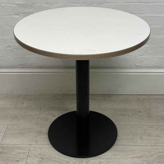 Second Hand Round White Meeting Table