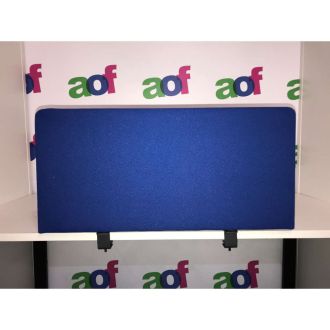 Second Hand Scuba Fabric Desk Screen - 800mm