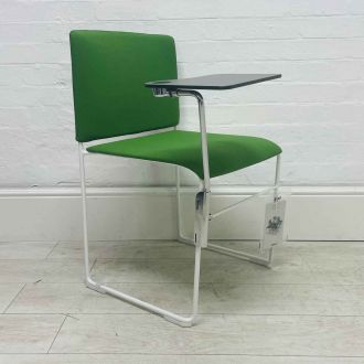 Second Hand Dark Green Arper Chair with Tablet