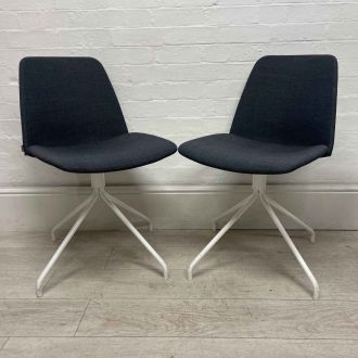 Second Hand Dark Blue Inclass Unnia Tapiz Chairs - Set of 2