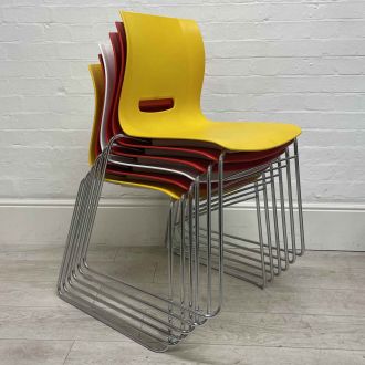 Second Hand Stacking Chairs - Set of 6