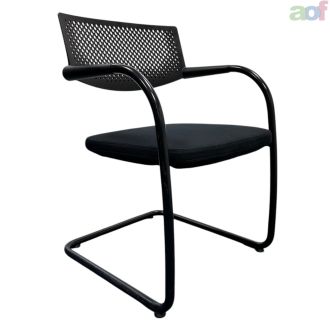 Second Hand Vitra Visavis Black Meeting Chair