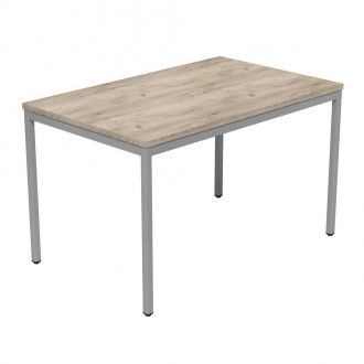 Unite Plus Meeting Table - 1200mm-Grey Craft Oak