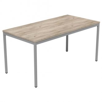 Unite Plus Meeting Table - 1500mm-Grey Craft Oak