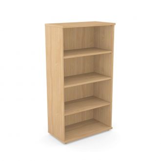 Unite Plus Wooden Bookcase - 1490mm - Beech