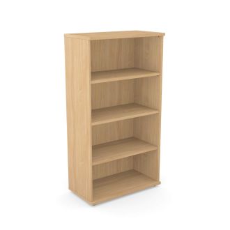 Unite Plus Wooden Bookcase - 1490mm - Beech