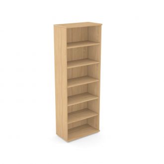 Unite Wooden Bookcase - Beech - 2210mm