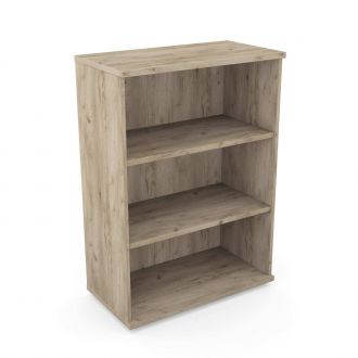 Unite Wooden Bookcase - Grey Craft Oak - 1130mm
