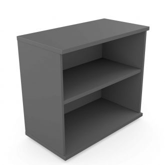Unite Plus Wooden Bookcase - 725mm-Wood - Graphite