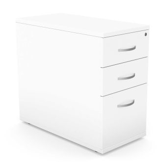 Unite Plus Urban Oak Desk High Pedestal - 800mm Depth