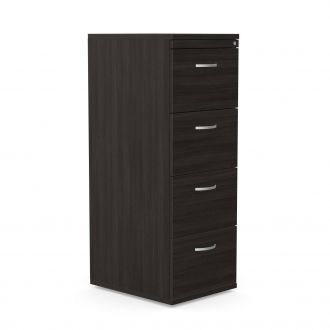 Unite Plus 4 Drawer Wooden Filing Cabinet-Wood - Harbour Oak