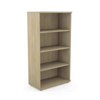 Unite Plus Wooden Bookcase - 1490mm-Wood - Urban Oak