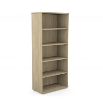 Unite Plus Wooden Bookcase - 1850mm-Wood - Urban Oak