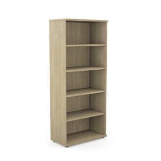 Unite Plus Wooden Bookcase - 1850mm-Wood - Urban Oak