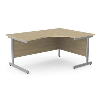 Unite Plus Corner Desk - Cantilever Frame