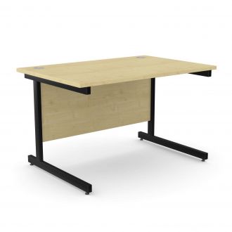 Unite Plus Office Desk - Cantilever Frame-Wood - Maple