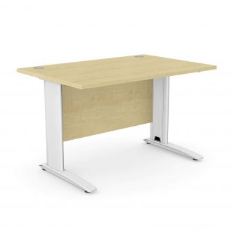 Unite Plus Office Desk - Cable Managed Legs-Wood - Maple