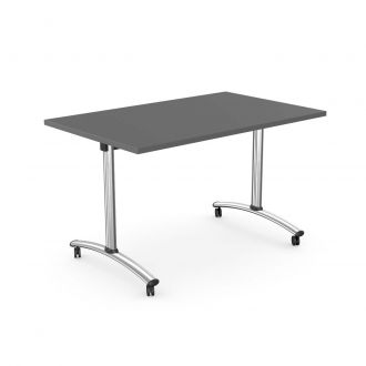 Rectangular Flip-Top Table-Graphite