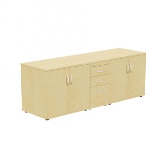 Unite Plus Sideboard with Drawers-Maple