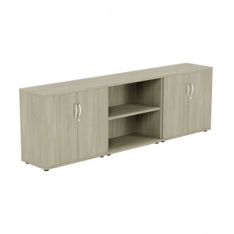 Unite Plus Sideboard with Shelves-Arctic-Oak