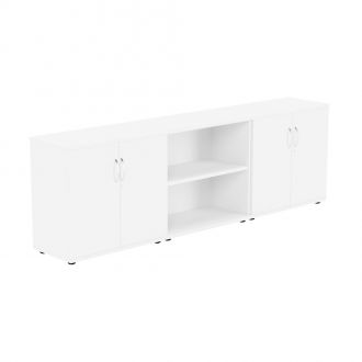 Unite Plus Sideboard with Shelves-White