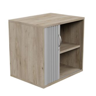 Unite Plus Tambour Cupboard-Grey Craft Oak