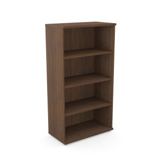 Unite Walnut Bookcase - 1490mm Height