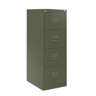 4 Drawer Bisley Filing Cabinet - Olive Green - BSCH
