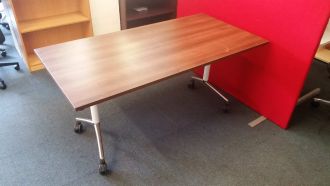 Second Hand Walnut Flip Top Table