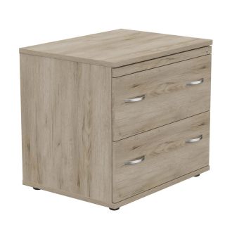 Unite Plus 2 Drawer Side Filer - Grey Craft Oak
