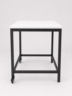 Used White Standing Table - Front