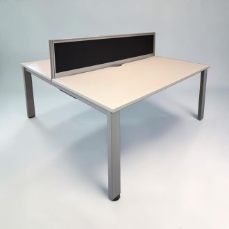 Second Hand Bench Desks with screen- front 