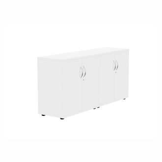 Unite Plus 4 Door Credenza Unit - White