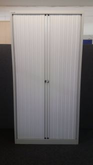 Used Bisley Tambour Cupboard - 1970mm Height - Front