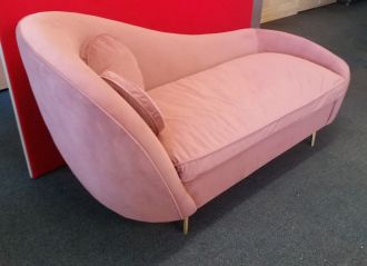 Ex Display MADE.com Chaise Longue in Salmon Pink