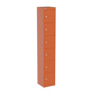 Bisley CLK 6 Door Locker - 305mm-Bisley Steel - Bisley Orange