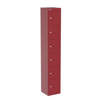 Bisley CLK 6 Door Locker - 305mm - Cardinal Red