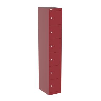 Bisley CLK 6 Door Locker - 457mm - Cardinal Red
