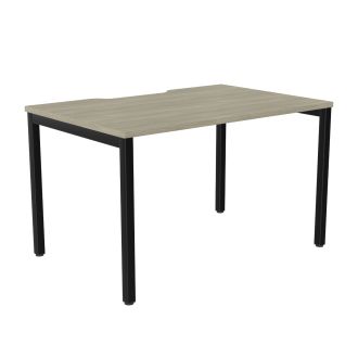 Elite Plus Bench Desk - Goal Post Legs-Wood - Arctic Oak