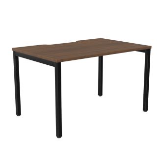 Elite Plus Bench Desk - Goal Post Legs-Wood - Antique Walnut