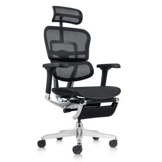 Ergohuman Elite Office Chair and Footrest