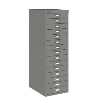 15 Drawer Bisley Multi-Drawer Cabinet - Slate