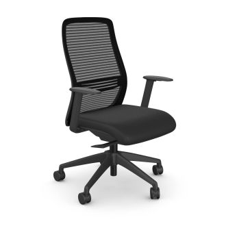 Logic Mesh Office Chair - Vinyl Seat
