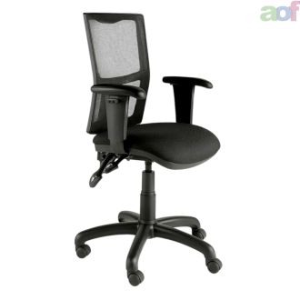 Mesh Back Office Chair - Black Seat