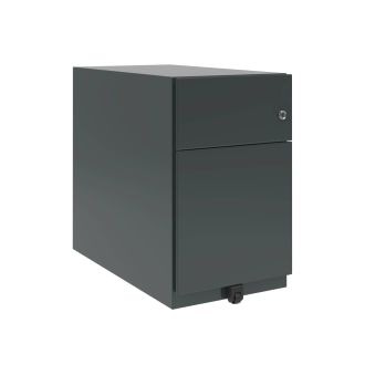 Bisley Note 2 Drawer Mobile Pedestal - 495mm-Bisley Steel - Slate