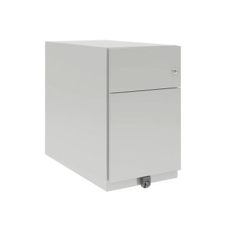 Bisley Note 2 Drawer Mobile Pedestal - 495mm - Light Grey