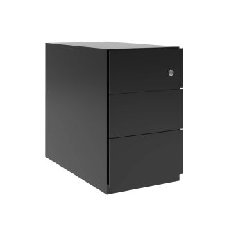 Bisley Note 3 Drawer Mobile Pedestal - 495mm - Black