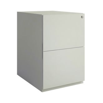 Bisley Note 2 Drawer Mobile Pedestal - Light Grey