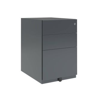 Bisley Note Mobile Pedestal - 3 Drawer - 567mm - Anthracite Grey