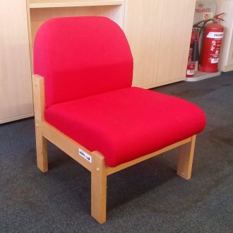 Second Hand Pink Fabric Visitor Chair